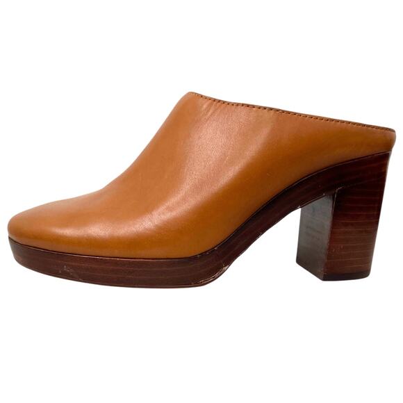 MADEWELL the Daisy Platform Mule in English Saddle Women’s Size 5 - Picture 7 of 13